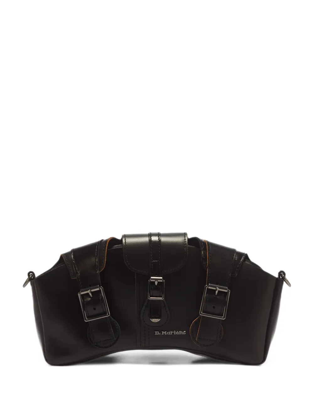 Dr. Martens buckle-detail leather shoulder bag - Nero