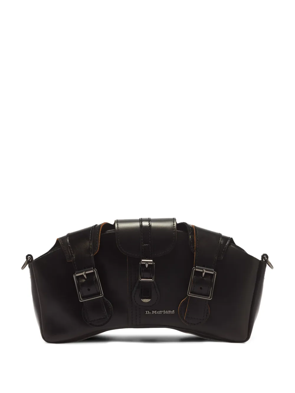 Dr. Martens buckle-detail leather shoulder bag - Nero
