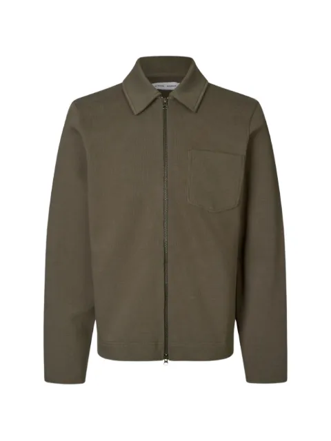 SAMSOE SAMSOE zip-up chest-pocket jacket