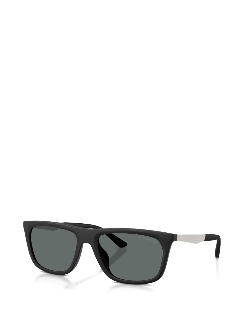 Emporio Armani rectangle-frame sunglasses Zwart