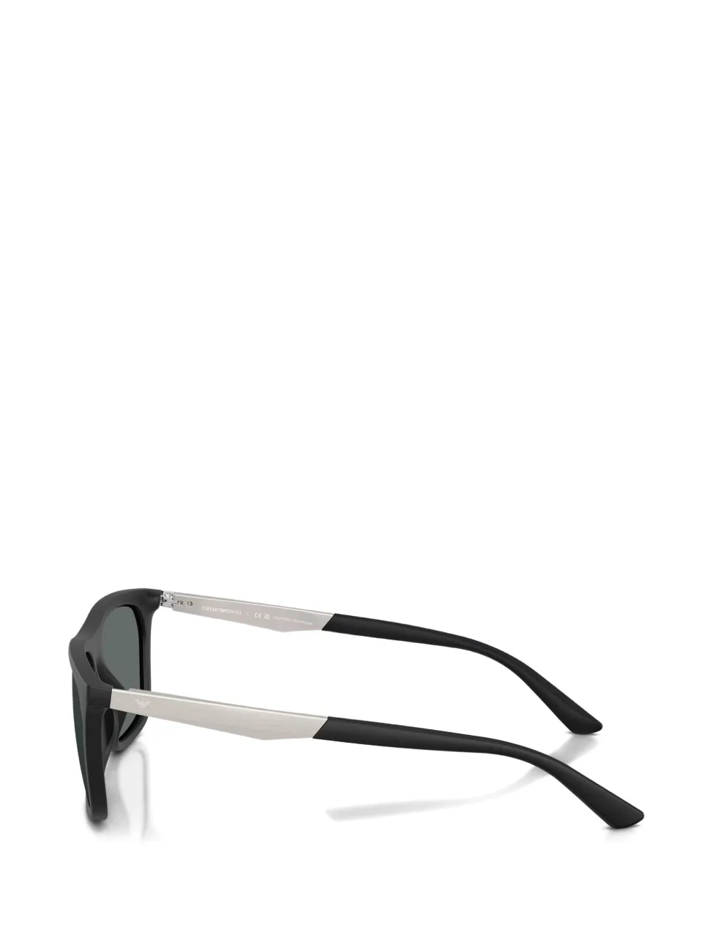 Emporio Armani rectangle-frame sunglasses Zwart