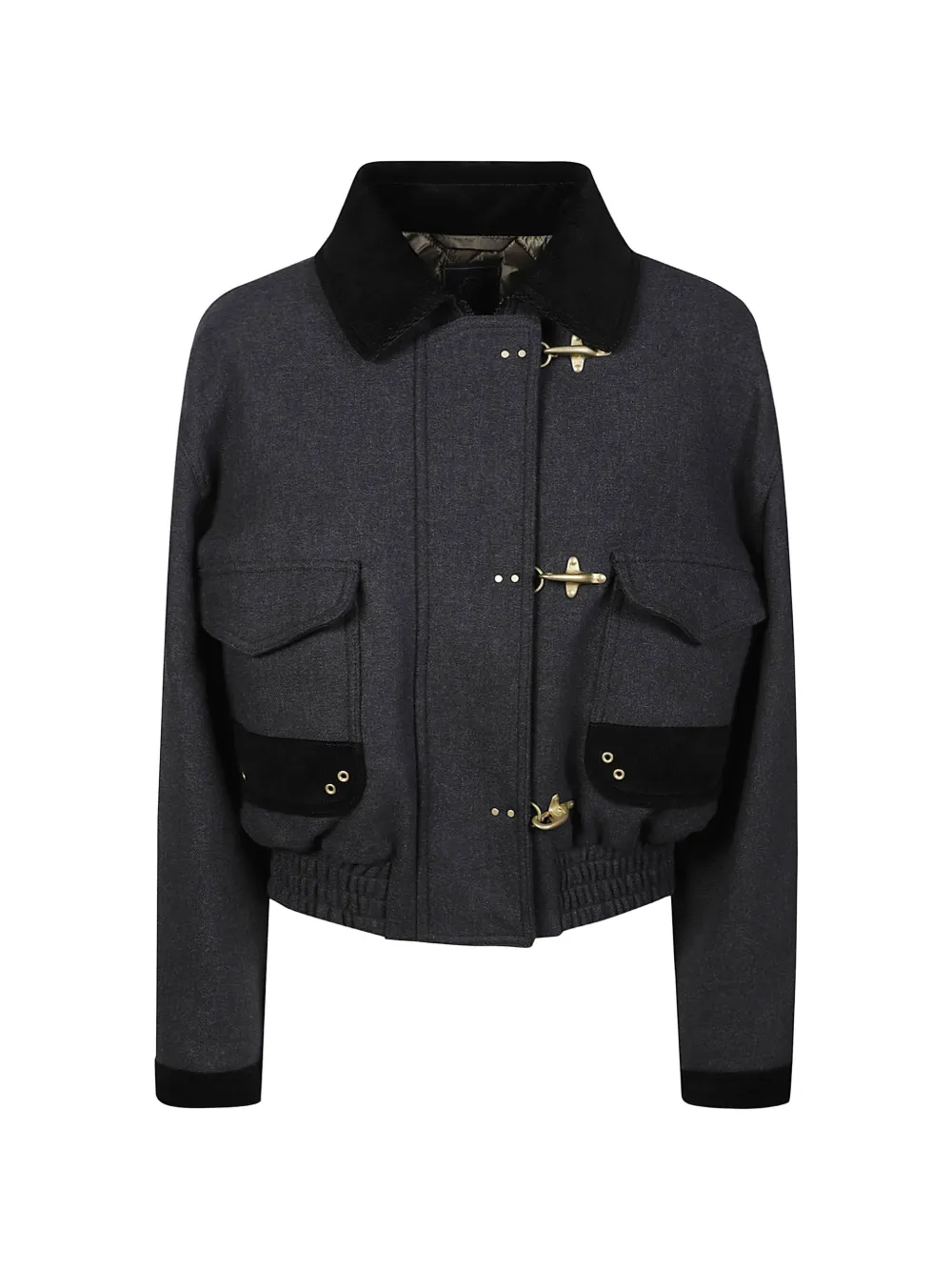 Fay lobster-claw fastening jacket - Grau