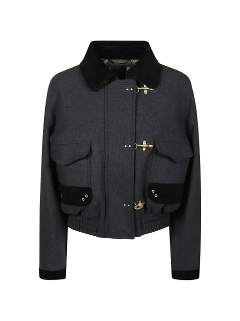 Fay lobster-claw fastening jacket