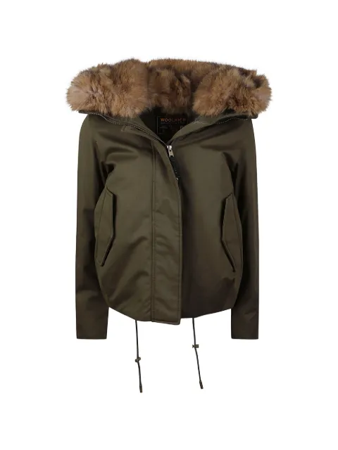 Woolrich fur-trim hooded jacket
