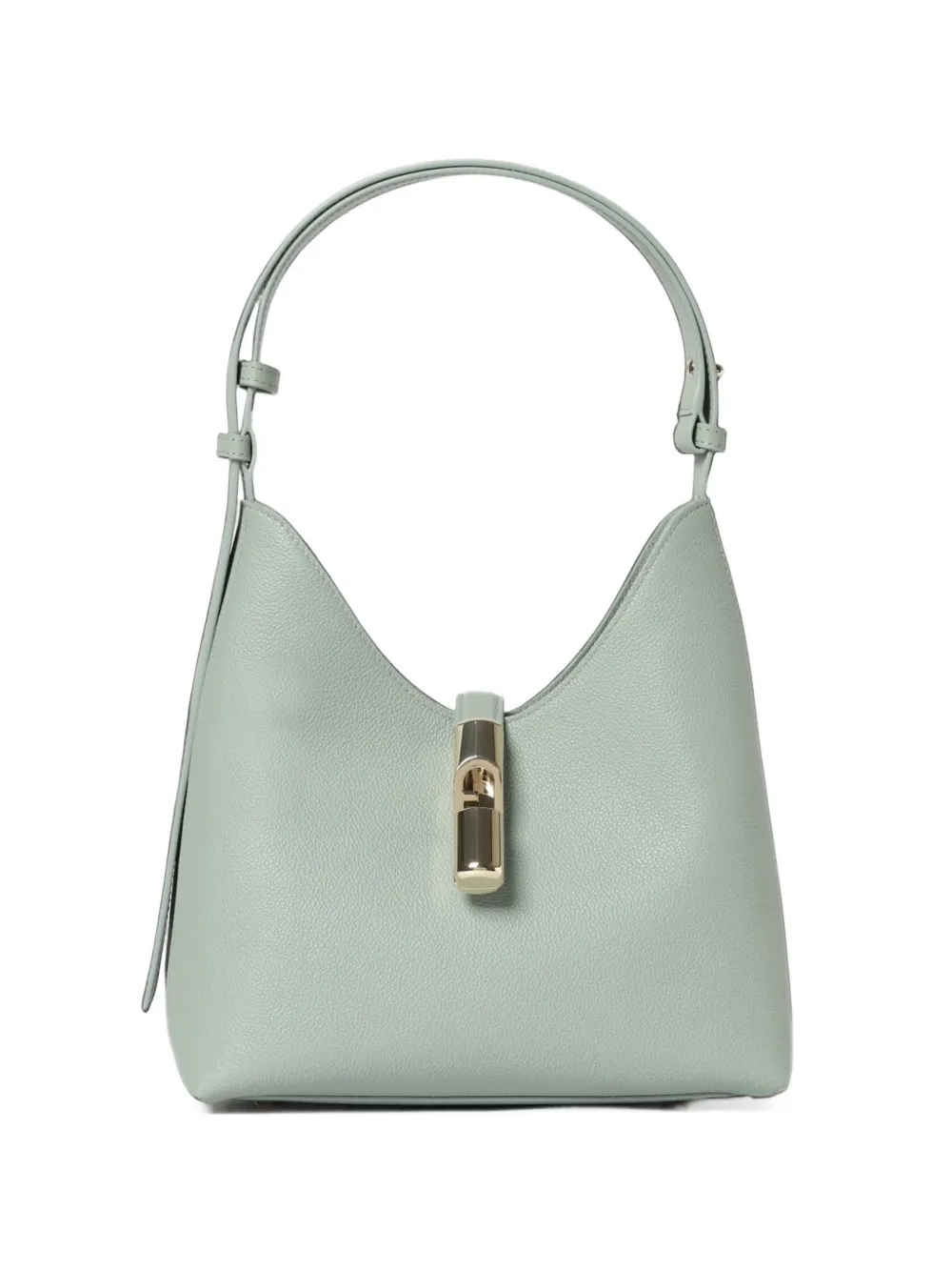 Furla grained-leather shoulder bag - Blue