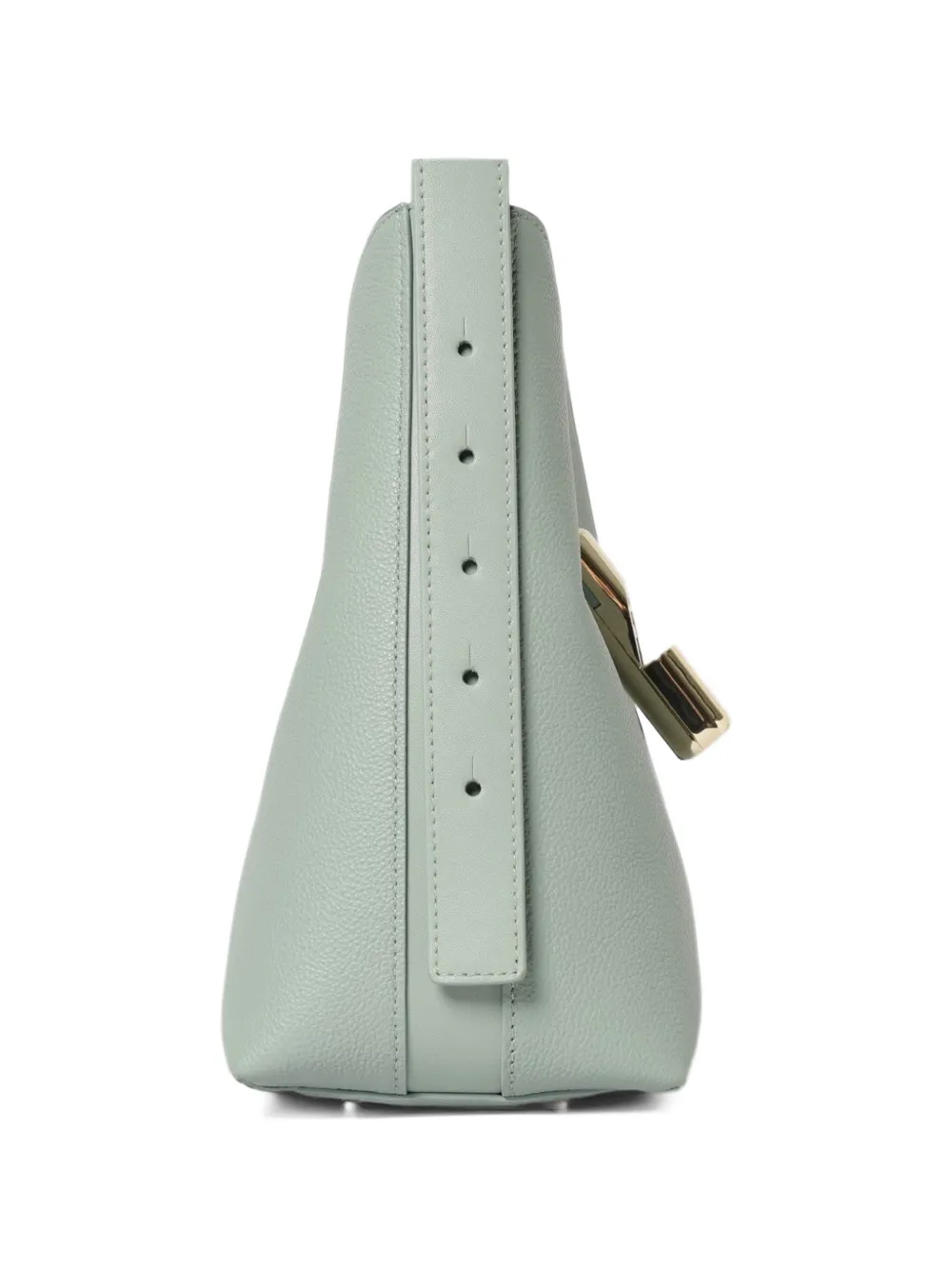 Furla Schoudertas van bewerkt leer Blauw