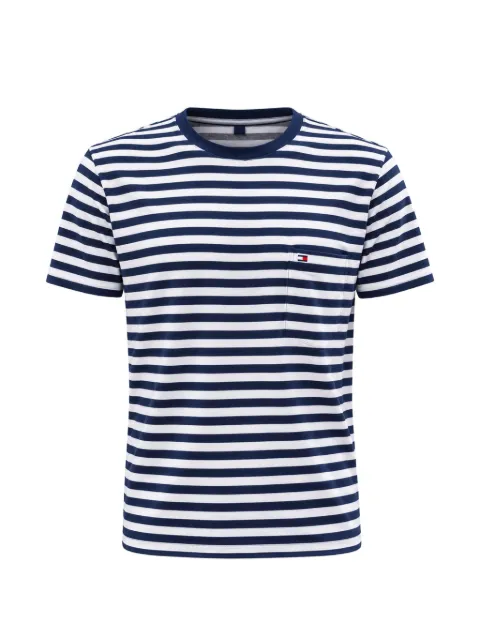 Tommy Hilfiger striped-print pocket T-shirt
