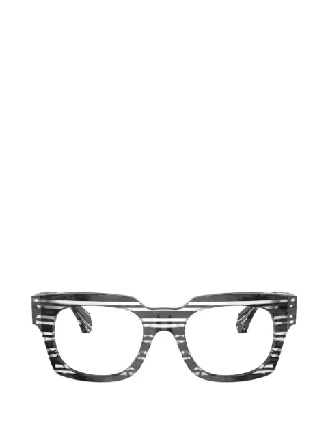 Alain Mikli striped square-frame glasses