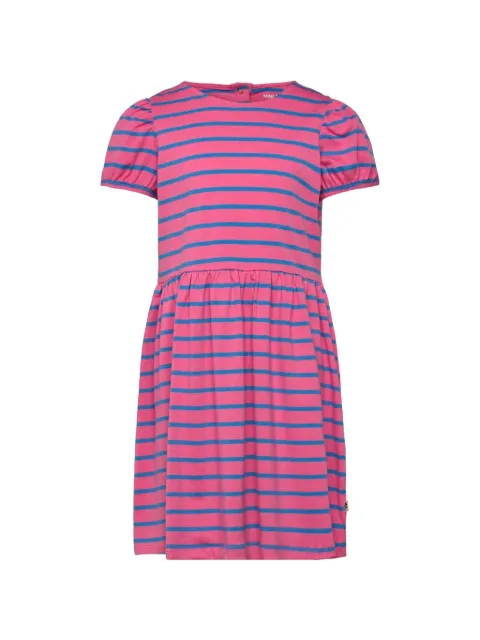 Mini Rodini striped puff-sleeve dress