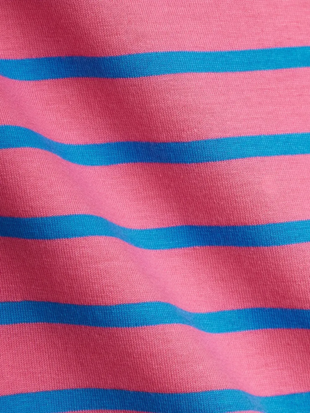 Mini Rodini striped puff-sleeve dress Roze