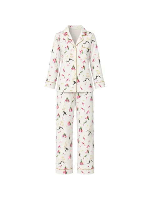 Bedhead Pajamas graphic-print long-sleeve pajamas