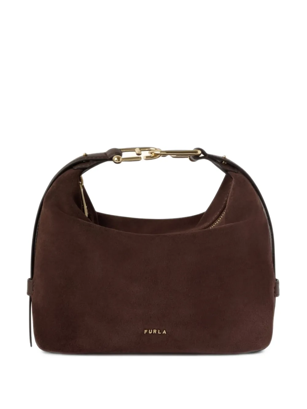 Furla logo-link tote bag - Marrone