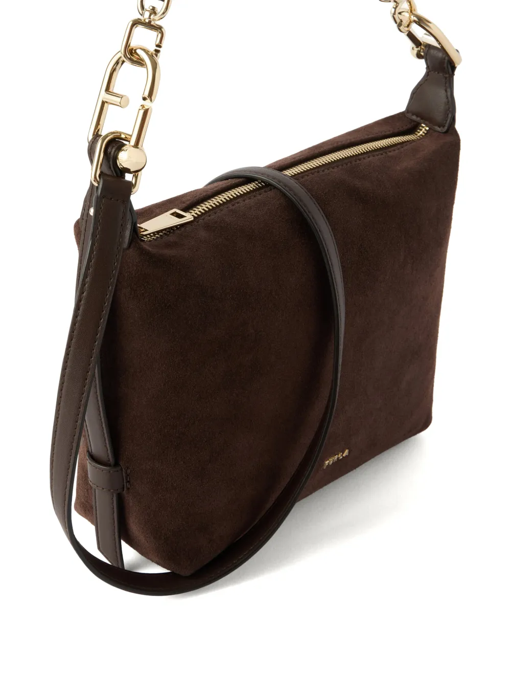 Furla logo-link tote bag Bruin