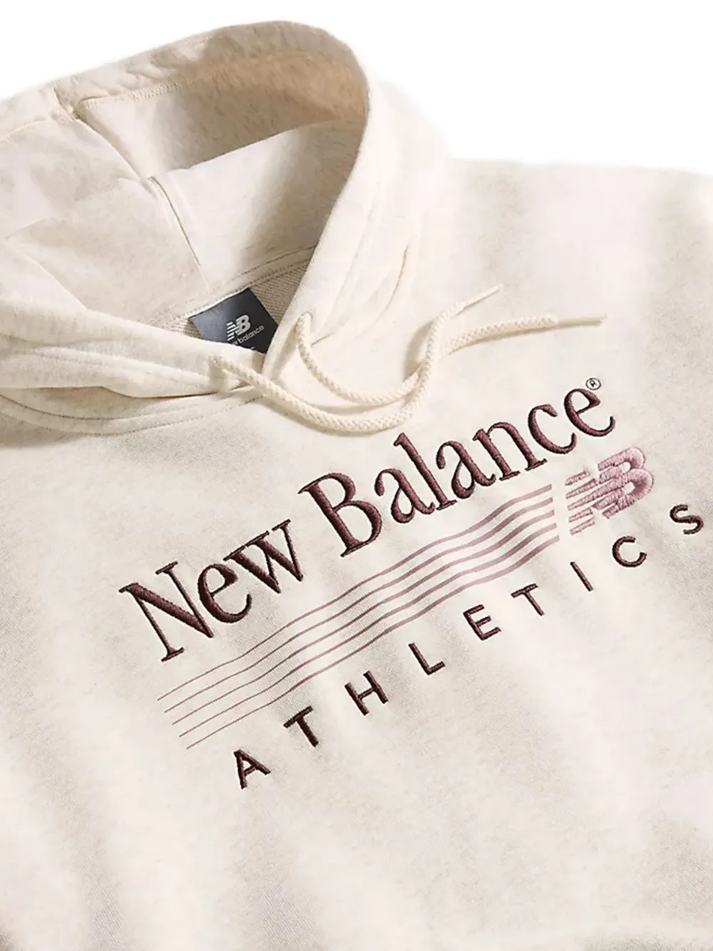 New Balance trackside fleece hoodie Beige