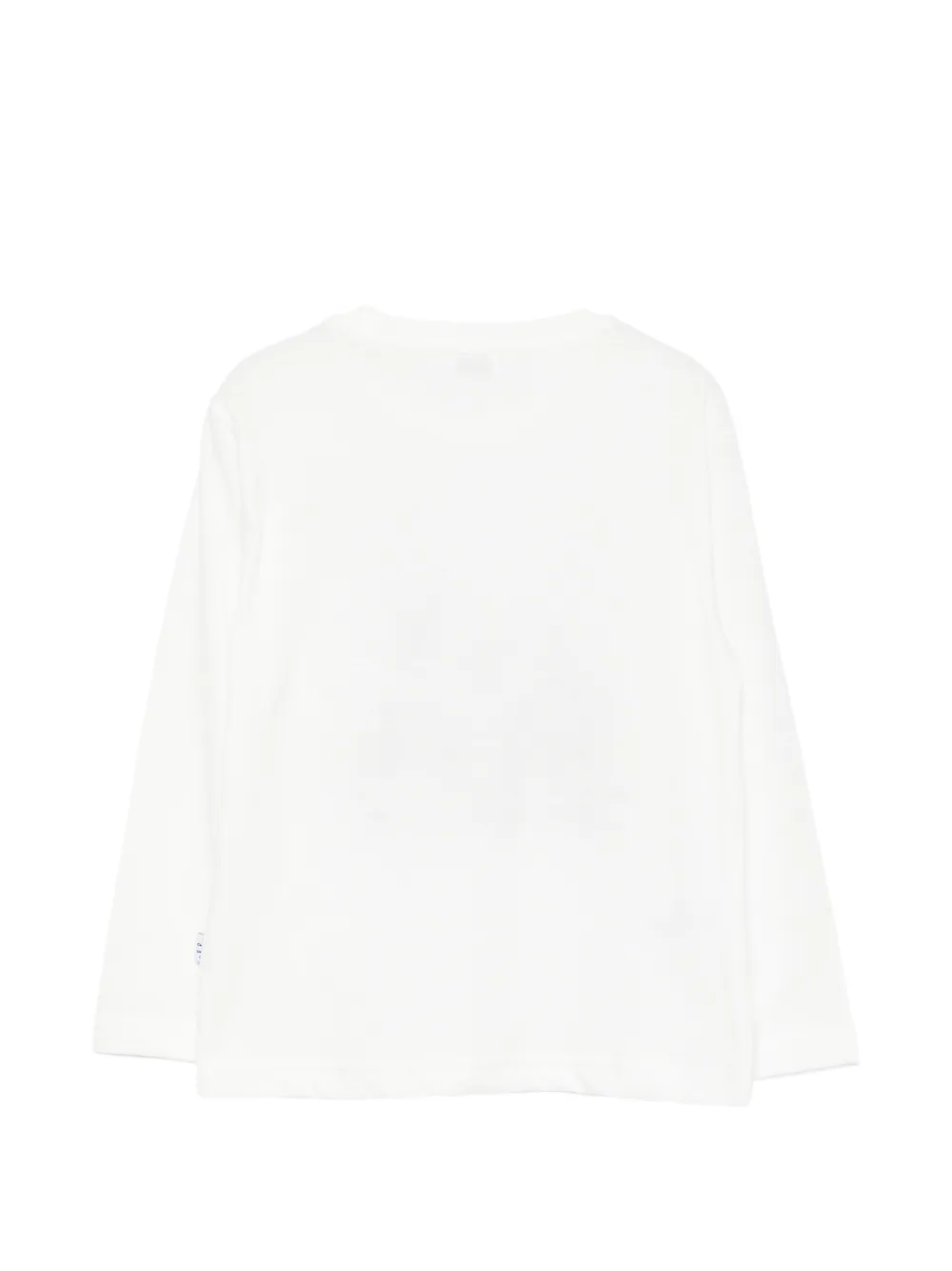Il Gufo graphic-print long-sleeve T-shirt Wit