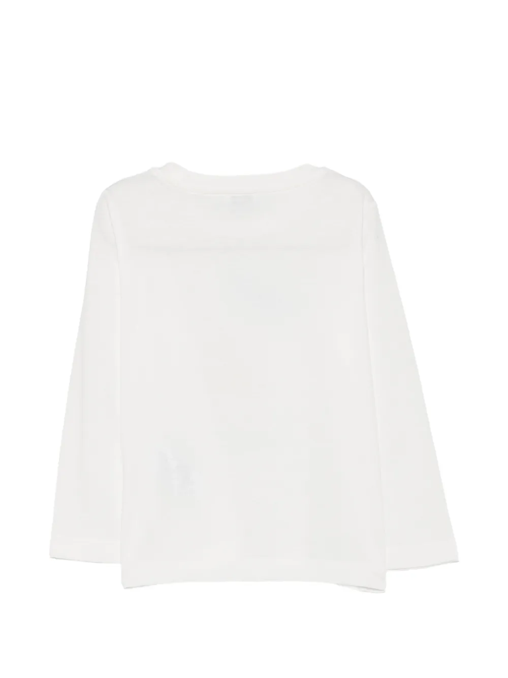 Il Gufo graphic-print long-sleeve T-shirt Wit