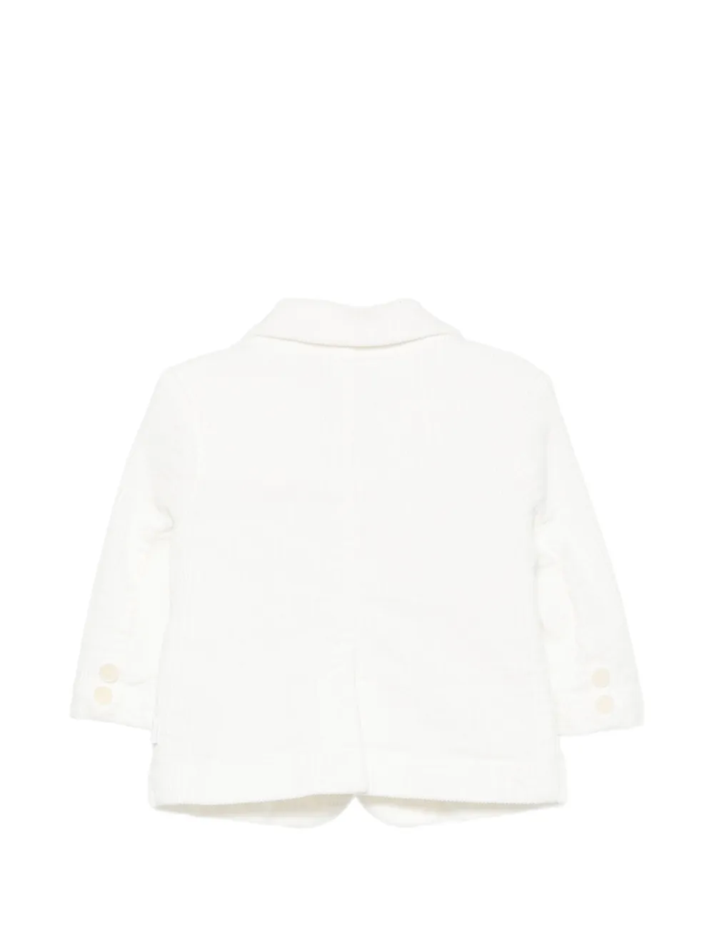 Il Gufo corduroy single-breasted blazer Wit