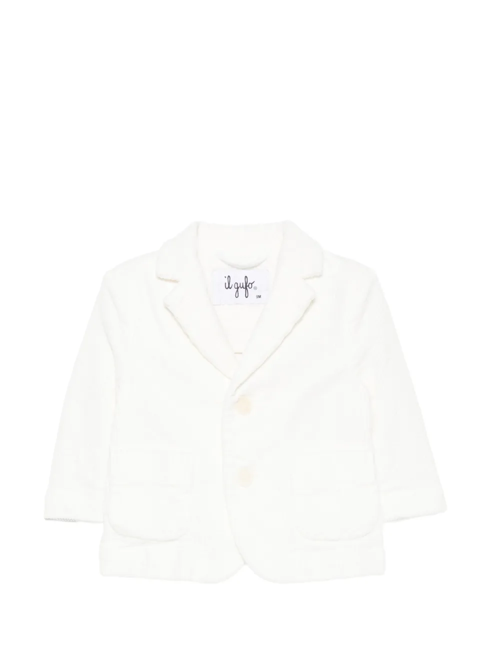 Il Gufo corduroy single-breasted blazer Wit