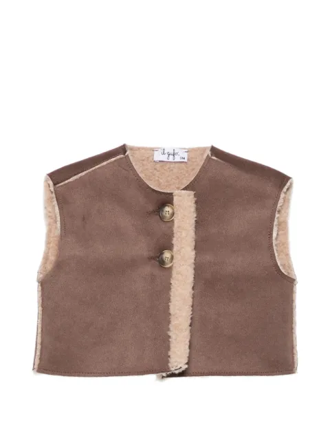 Il Gufo button-up gilet