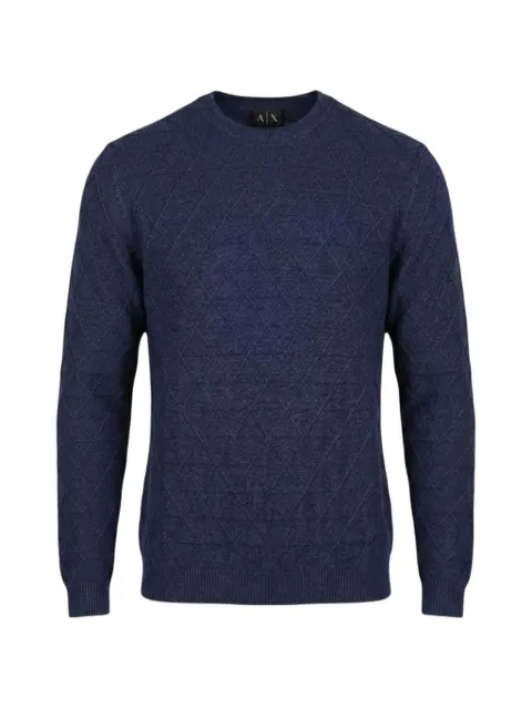 Armani Exchange diamond-knit sweater
