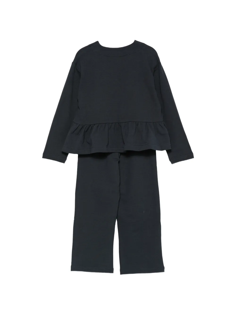Il Gufo ruffled-detailing tracksuit Blauw