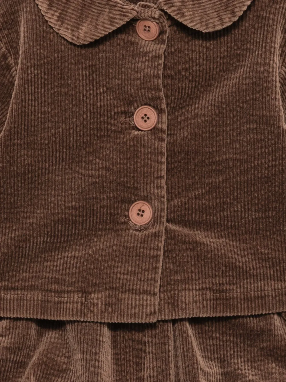 Il Gufo corduroy-effect tracksuit Bruin