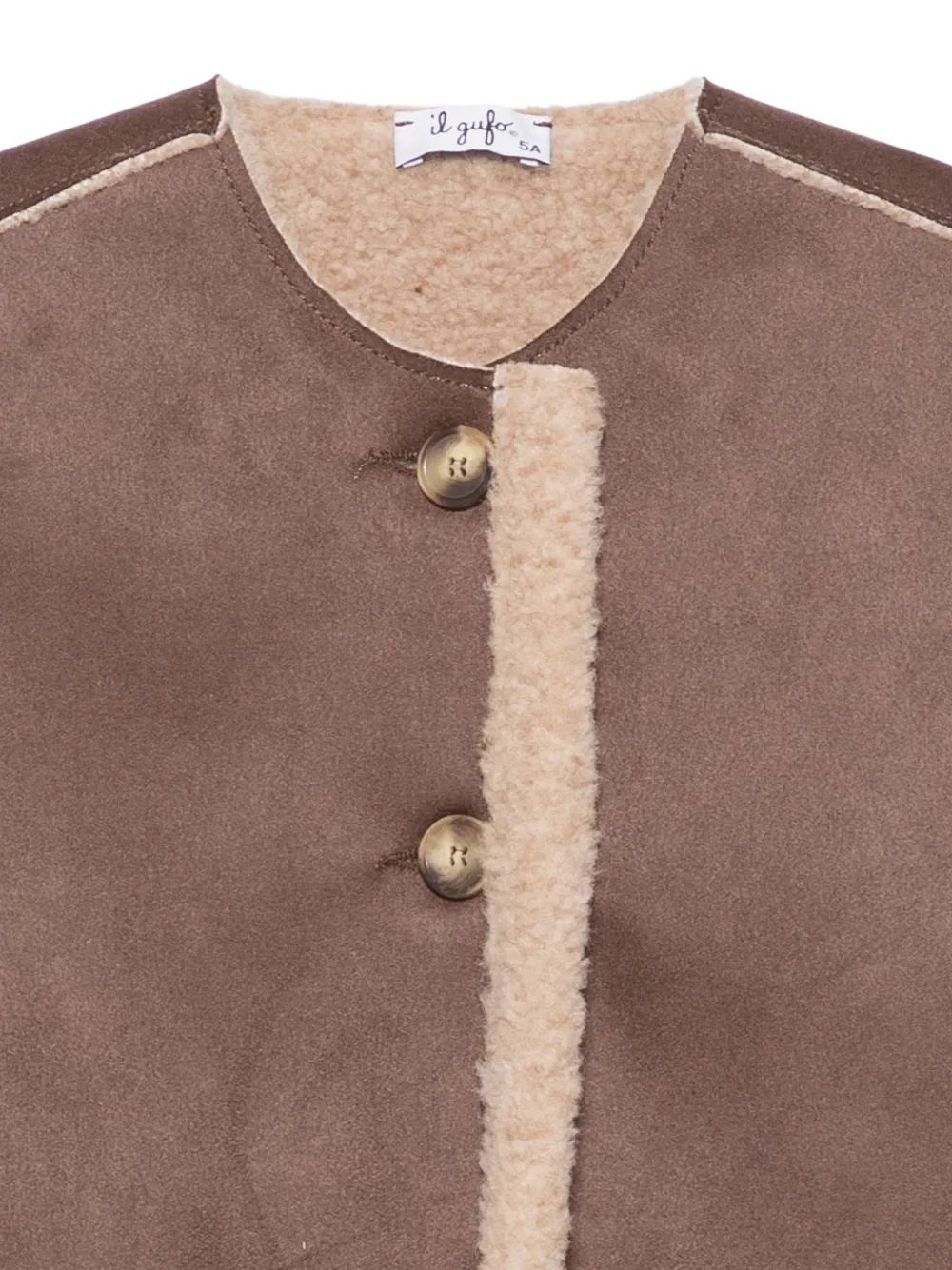 Il Gufo button-up vest Bruin