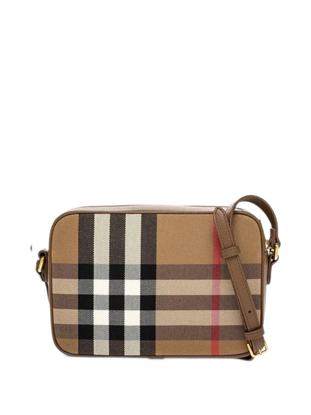 Burberry Check Camera crossbody bag Beige