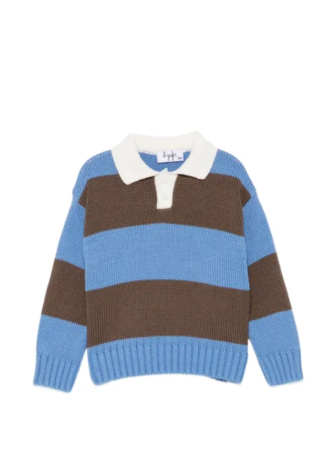 Il Gufo striped polo sweater