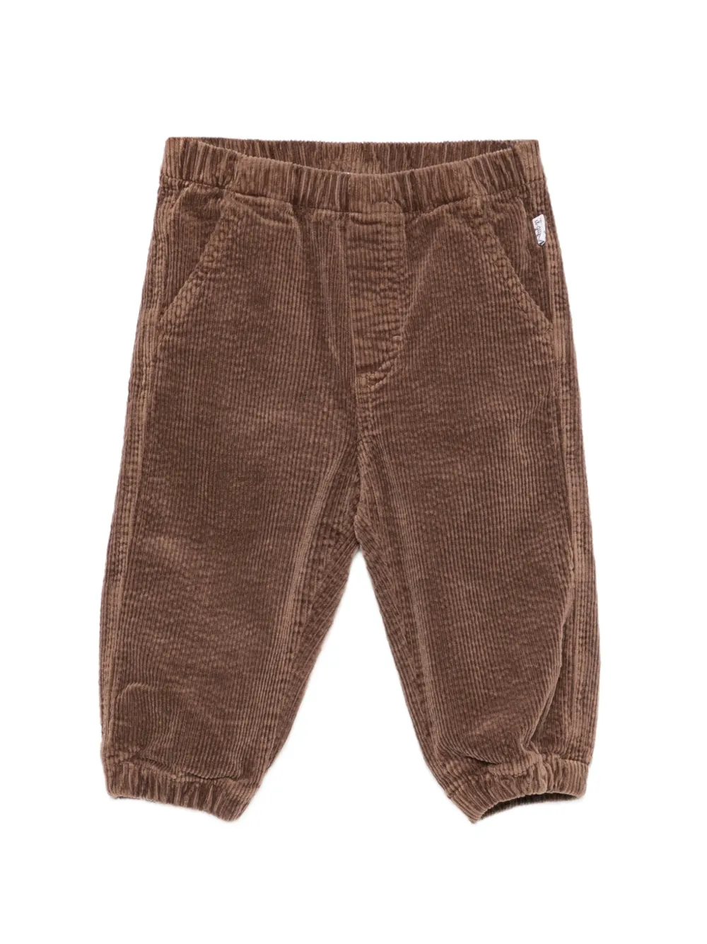 Il Gufo corduroy elasticated-cuff trousers Bruin