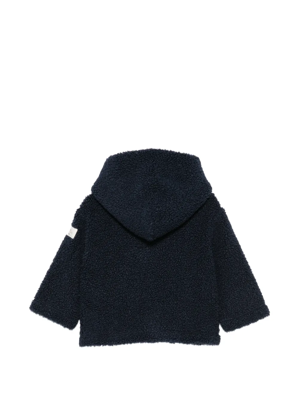 TEDDY & MINOU hooded bouclé jacket Blauw