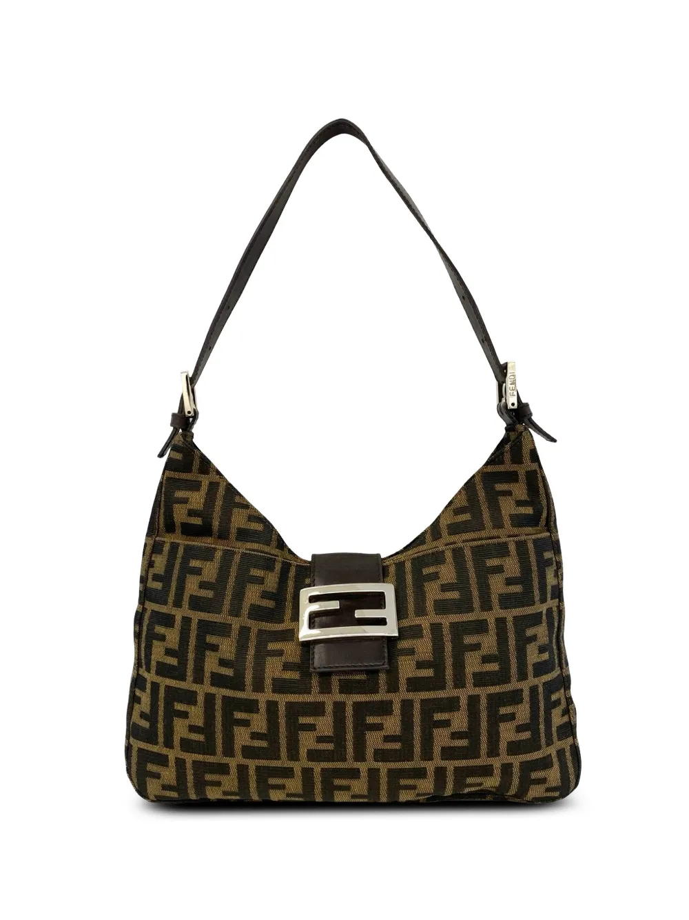 Fendi Pre-Owned 1990-2000 Zucchino Canvas shoulder bag - Braun