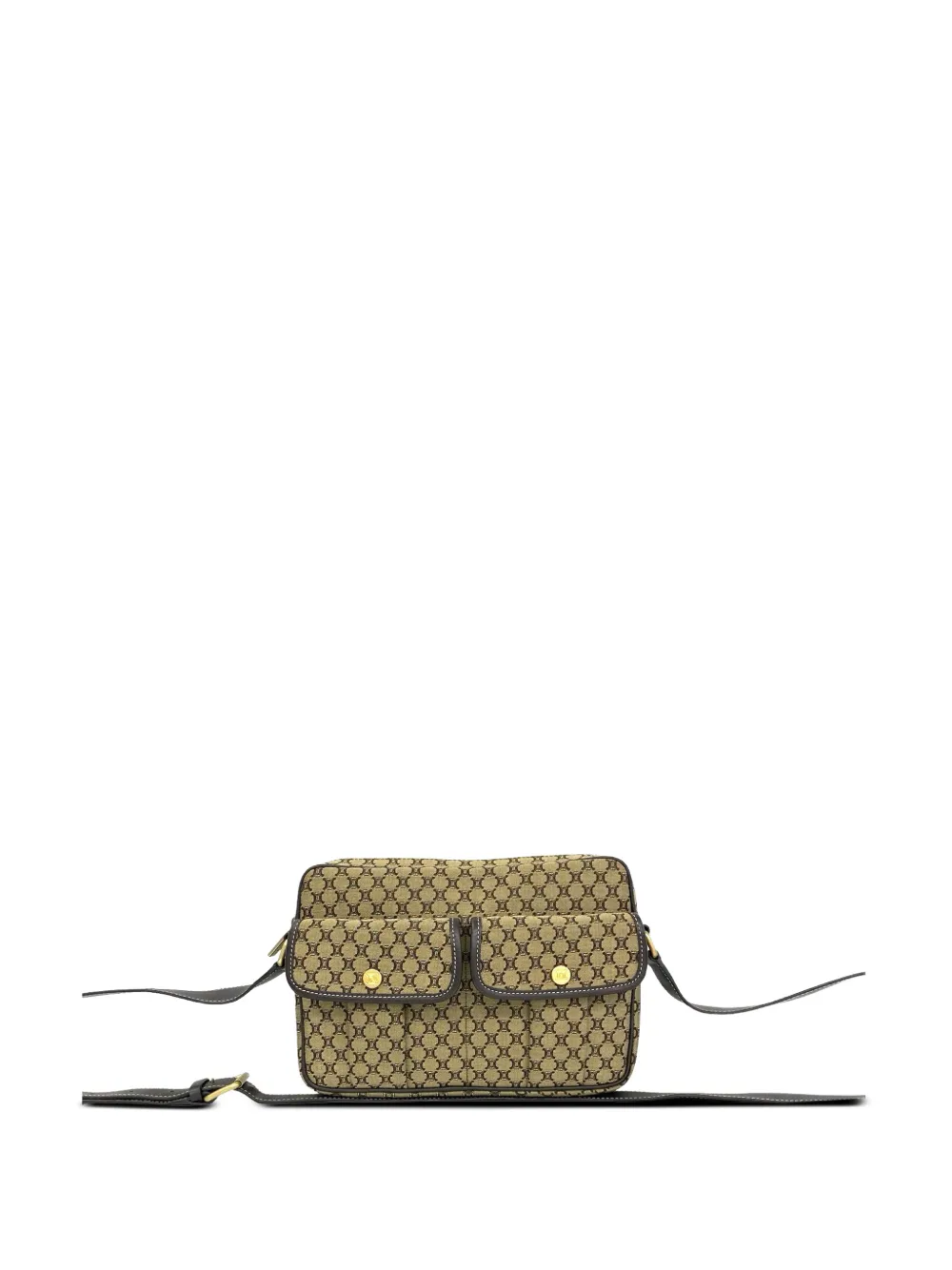 Celine Pre-Owned 1990-2000 Macadam Canvas crossbody bag - Neutrals