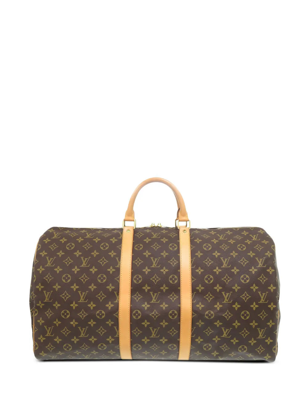 Louis Vuitton Pre-Owned 2018 Monogram Keepall 55 travel bag - Braun