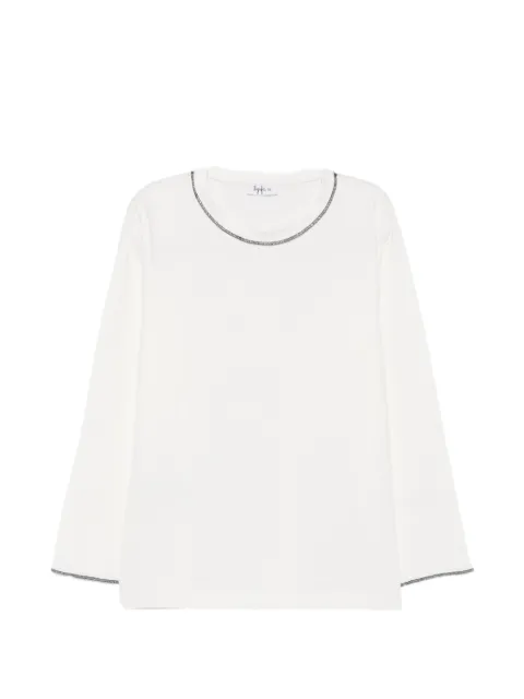 Il Gufo contrast-trim long-sleeve T-shirt