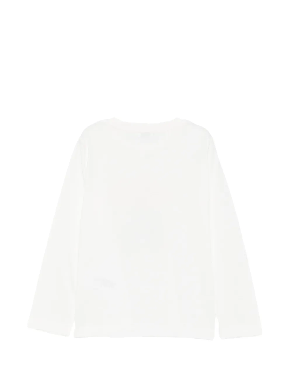 Il Gufo graphic-print long-sleeve T-shirt Wit