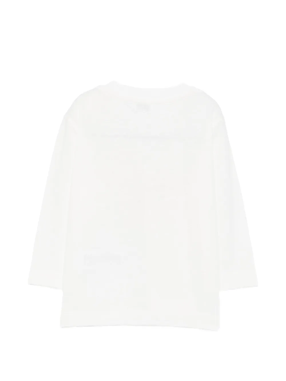 Il Gufo graphic-print long-sleeve T-shirt Beige
