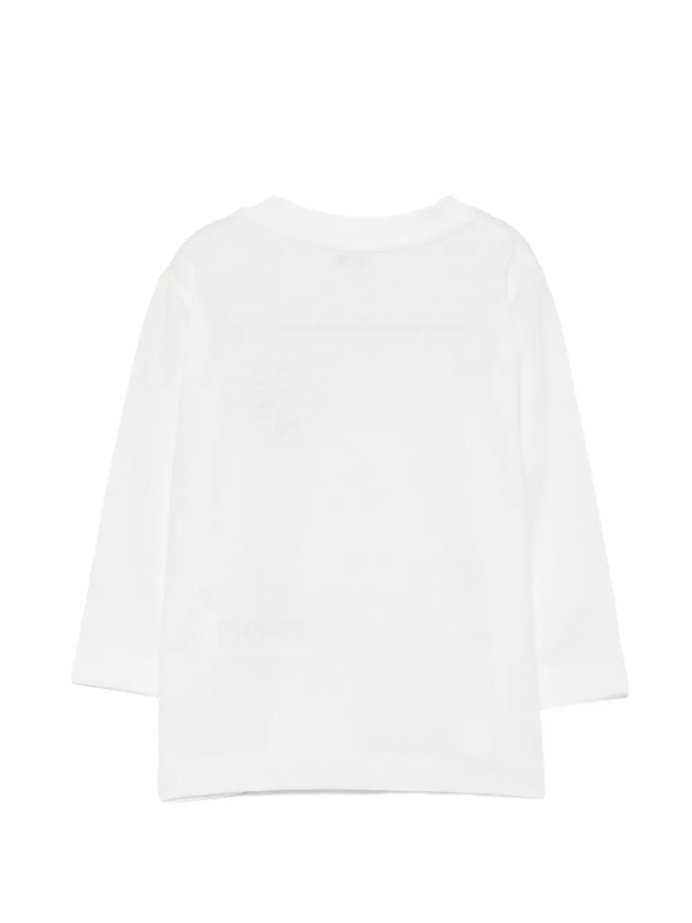 Il Gufo embroidered long-sleeve T-shirt Wit