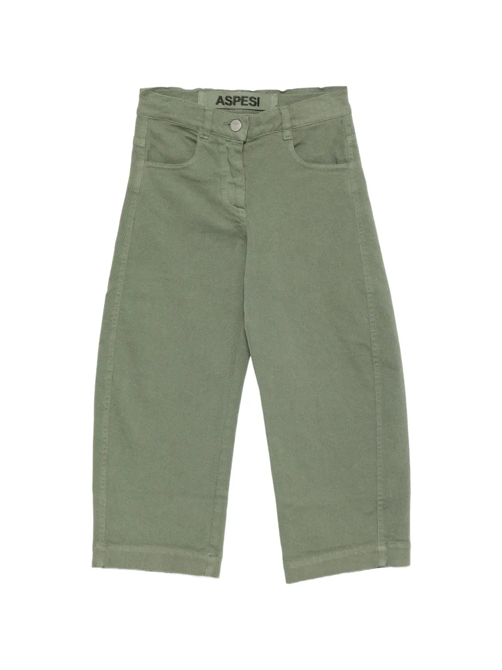 Aspesi Kids straight-leg trousers Groen