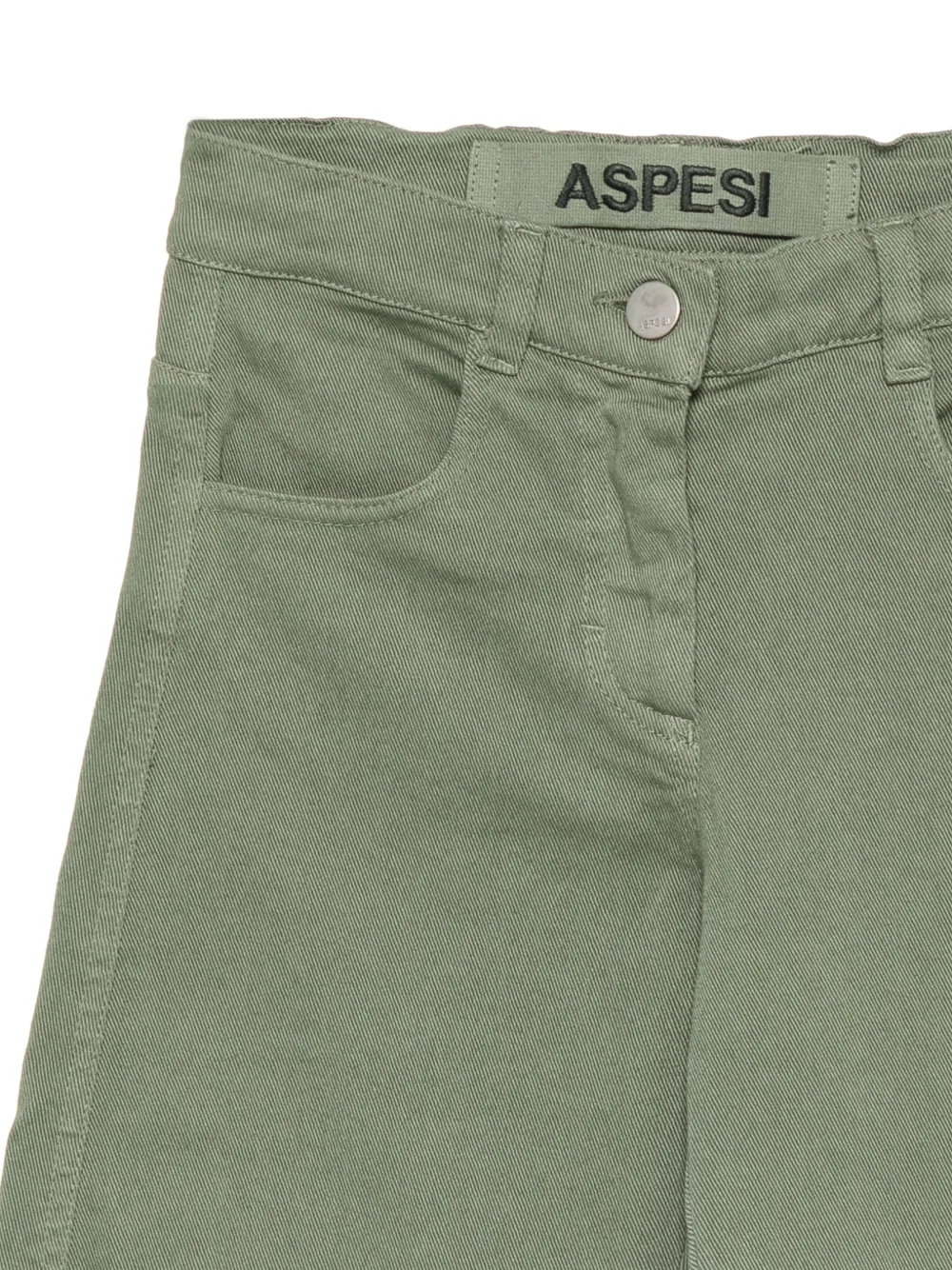 Aspesi Kids straight-leg trousers Groen