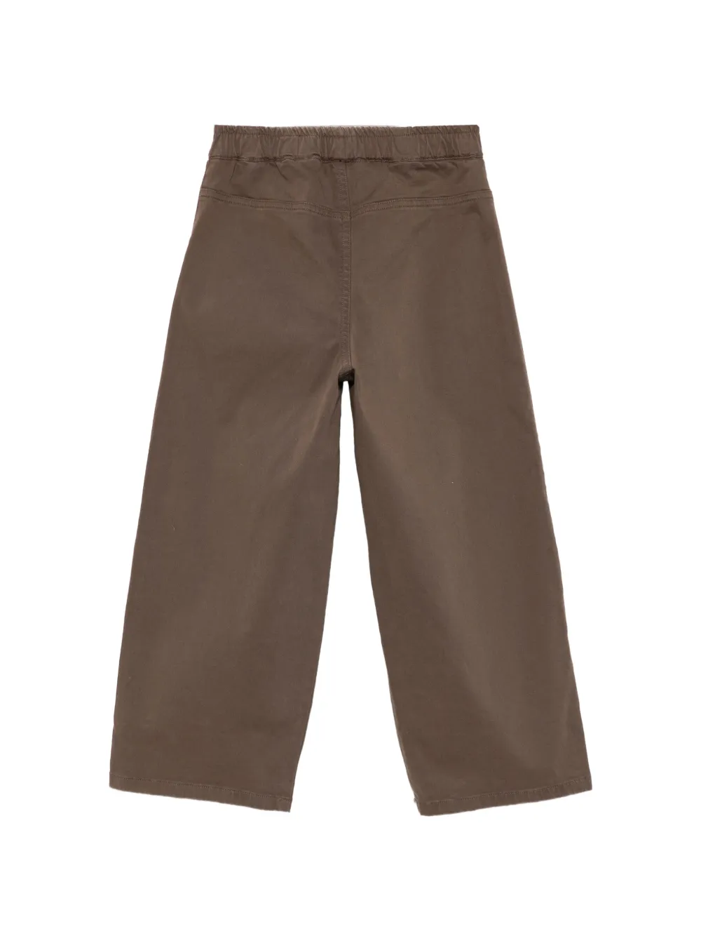 Aspesi Kids elasticated patch-pocket trousers Bruin
