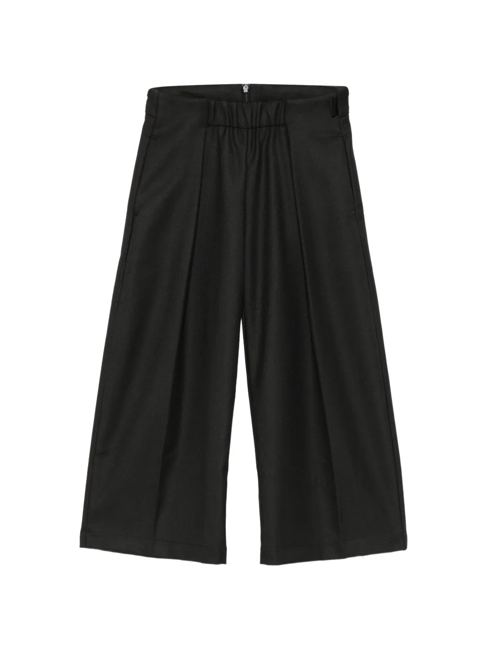 Aspesi Kids pleated wide-leg trousers Zwart