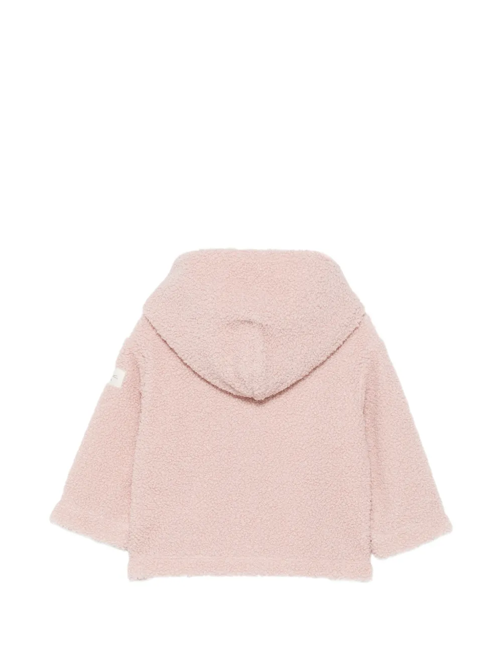 TEDDY & MINOU bouclé hooded jacket Roze