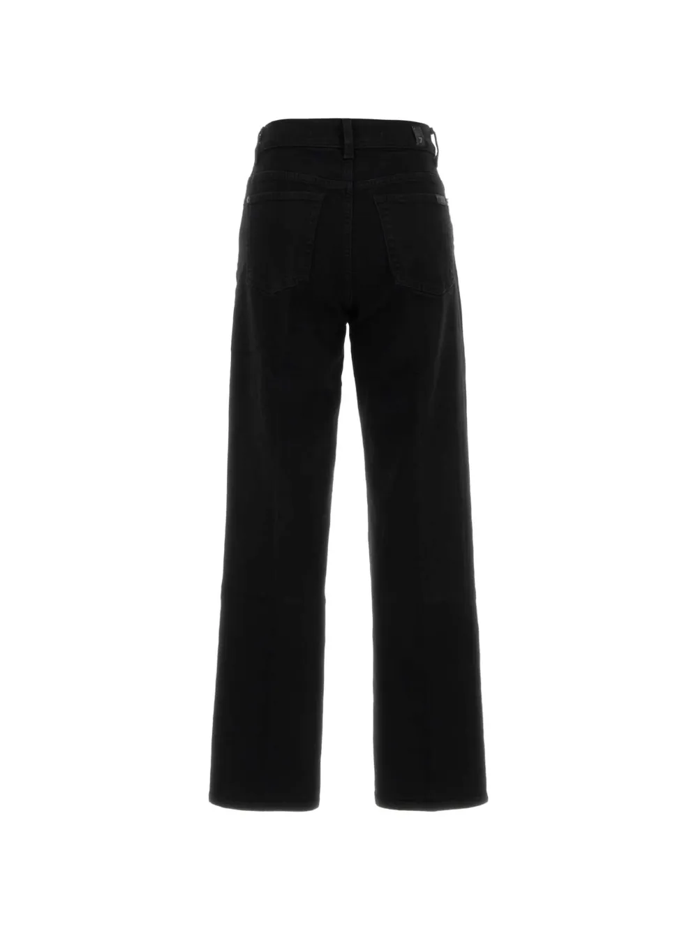 7 For All Mankind straight-leg jeans Zwart