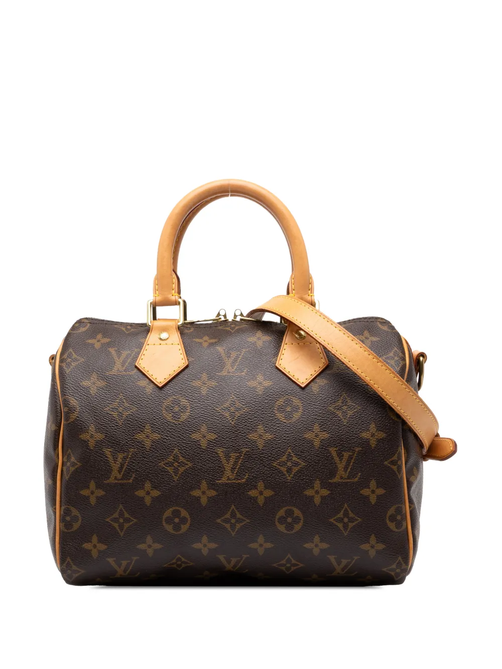 Louis Vuitton Pre-Owned 2011 Monogram Speedy Bandouliere 25 satchel - Braun
