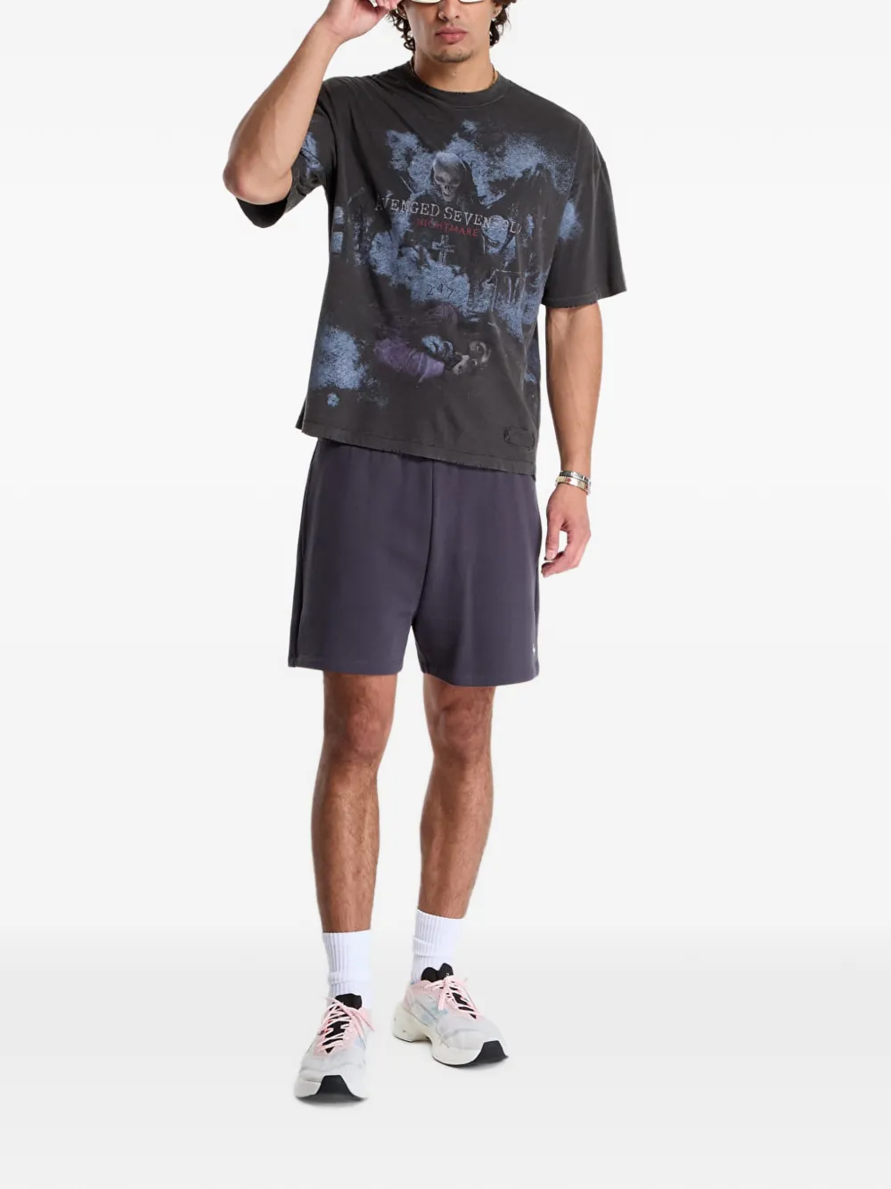 Represent x Avenged Sevenfold Nightmare T-shirt Grijs