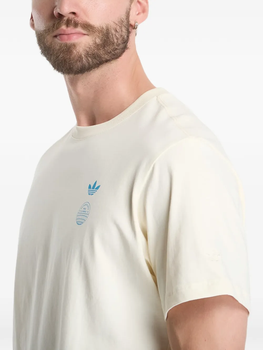 adidas Bad Bunny graphic-print T-shirt Beige