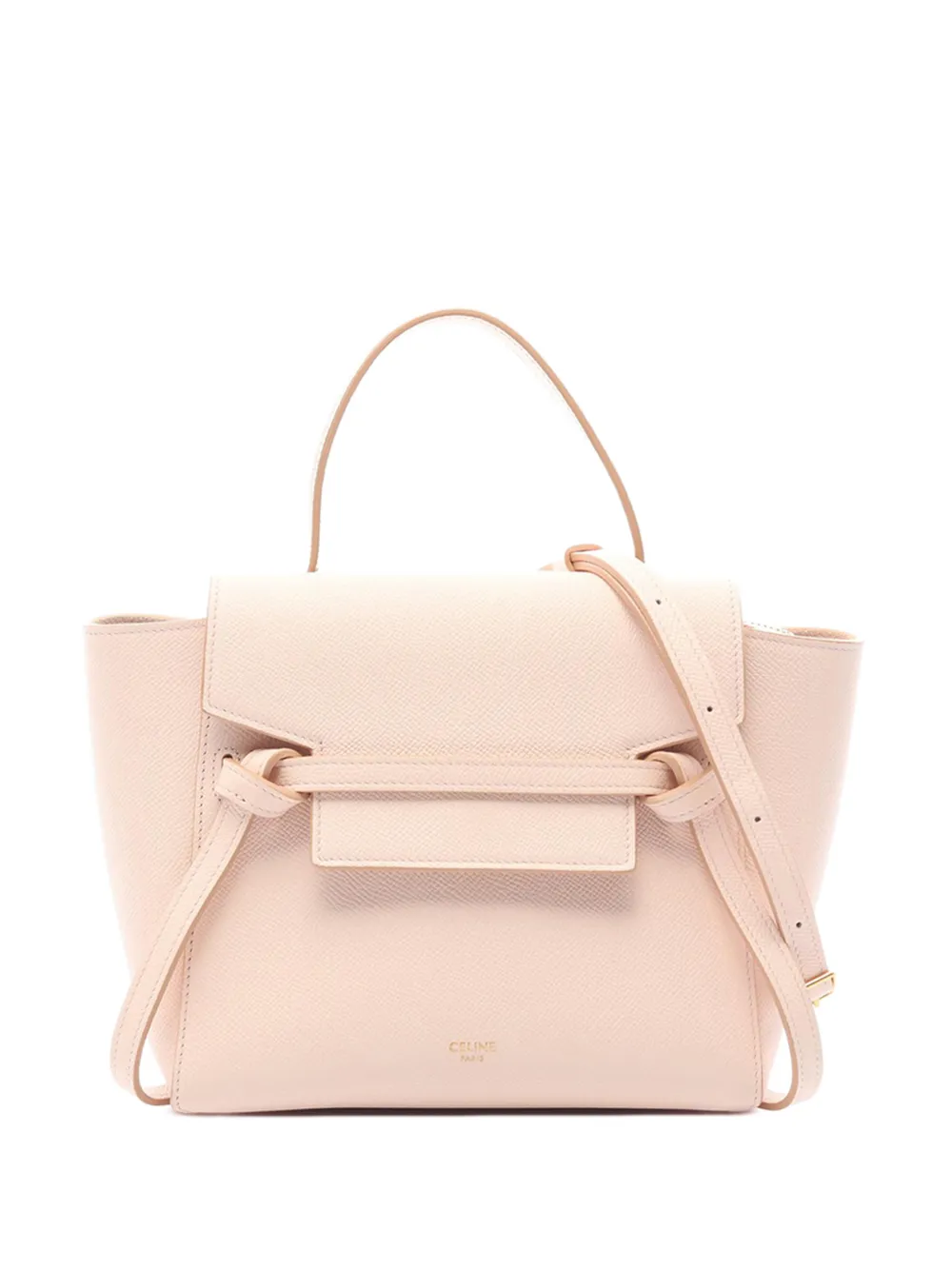 Celine Pre-Owned 2010-2026 Nano Grained Calfskin Belt Bag satchel - Rosa