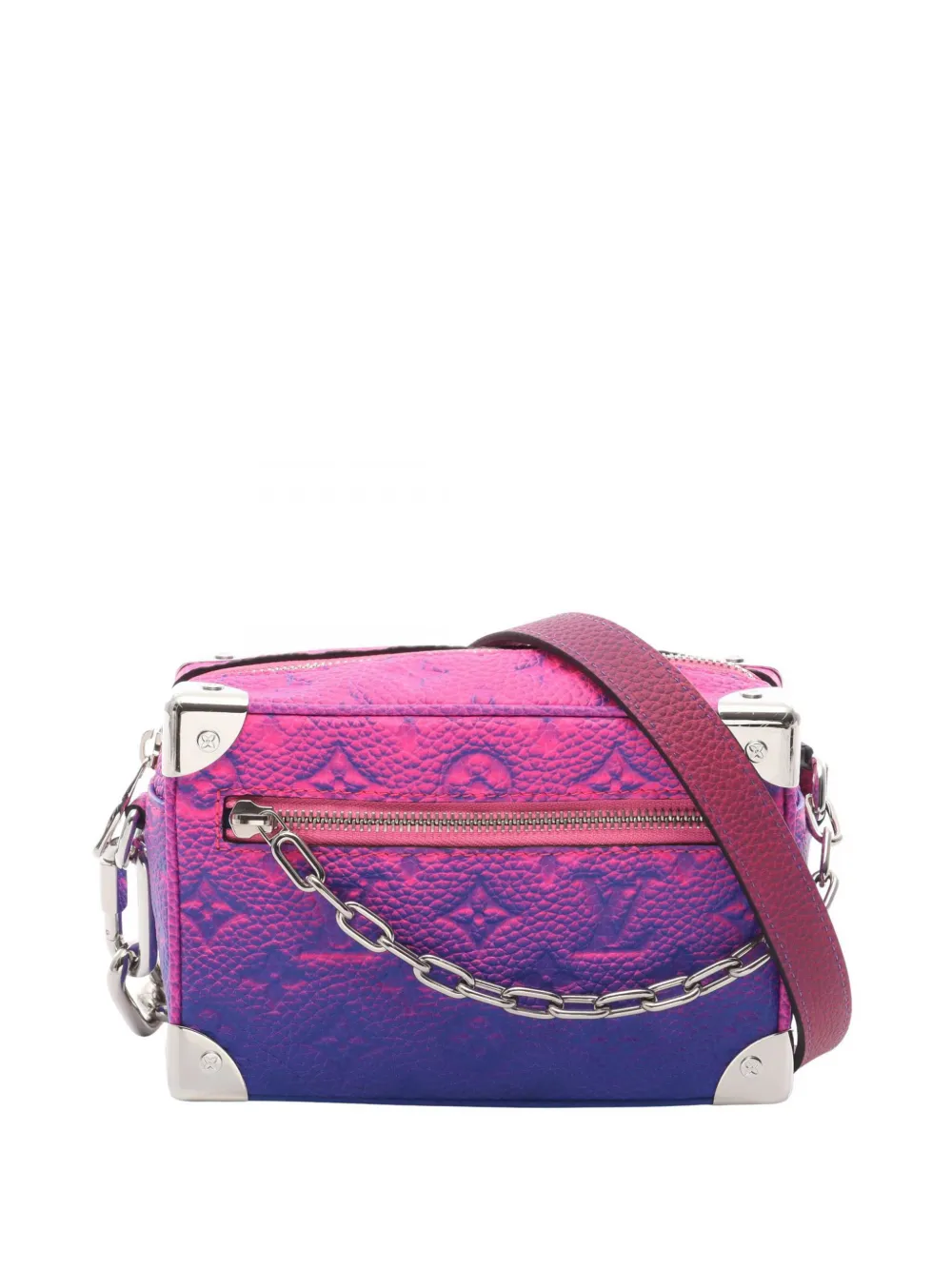 Louis Vuitton Pre-Owned 2021-2026 Monogram Taurillon Illusion Mini Soft Trunk crossbody bag - Rosa