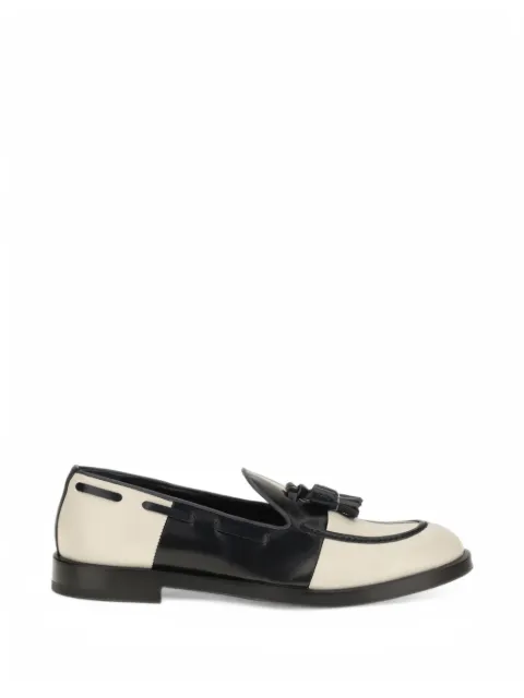 Fratelli Rossetti Brera Damier tassel-detail colour-block loafers